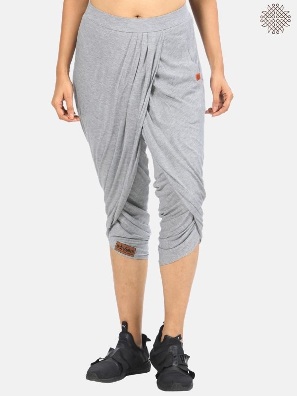 Calf length Pleated Dhoti crafted in Viscose - XS