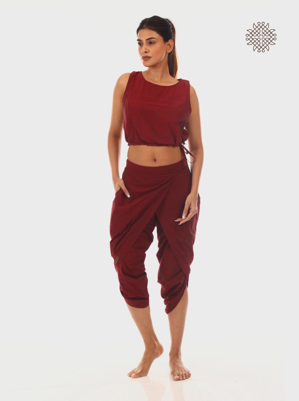 Cross Cut TaruNi Dhoti Pants - Image 2