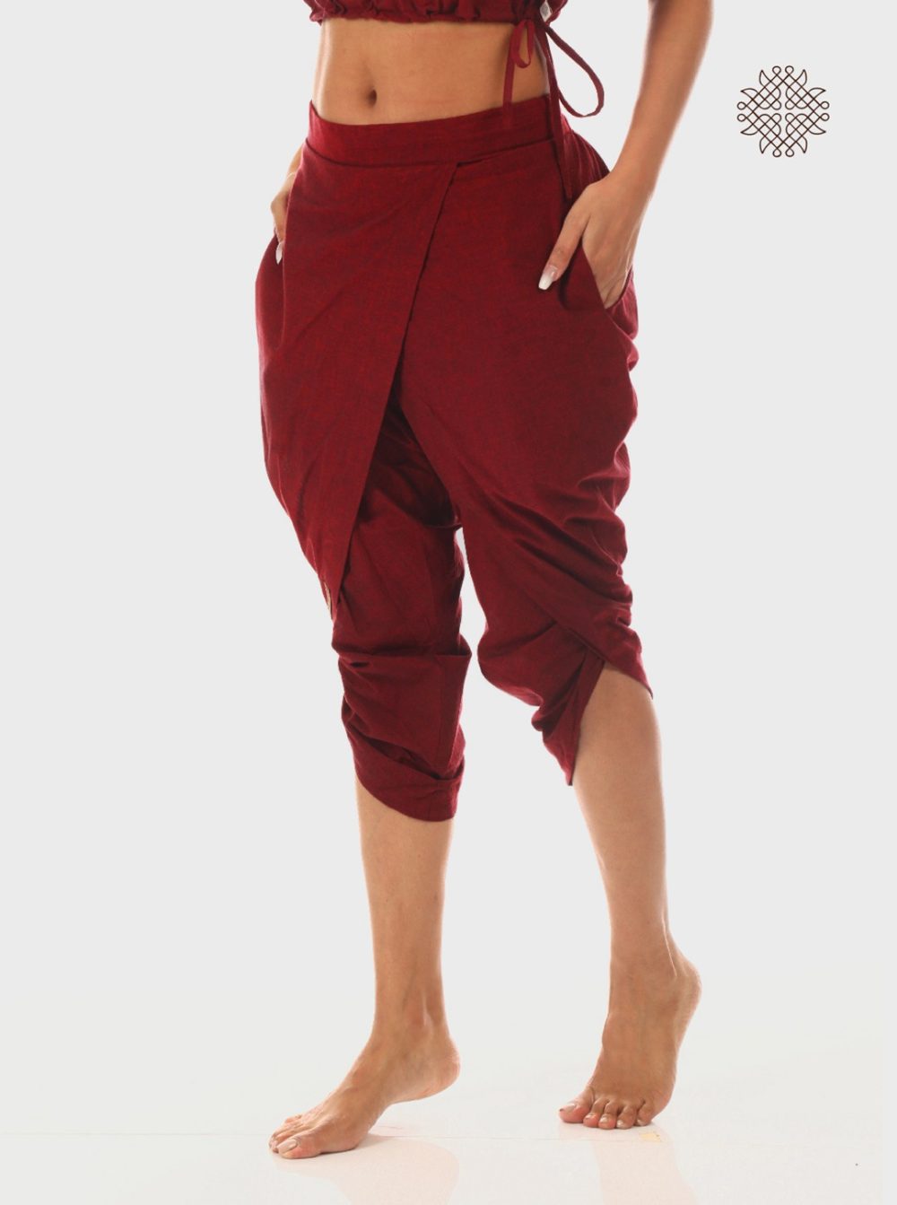 Cross Cut TaruNi Dhoti Pants - Image 3