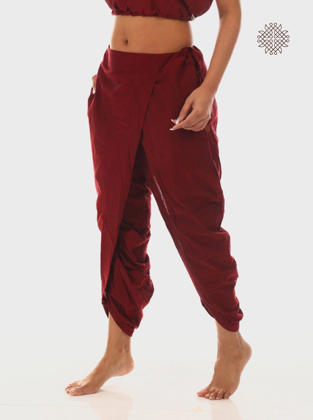 Cross Cut Yuvaki Dhoti Pants