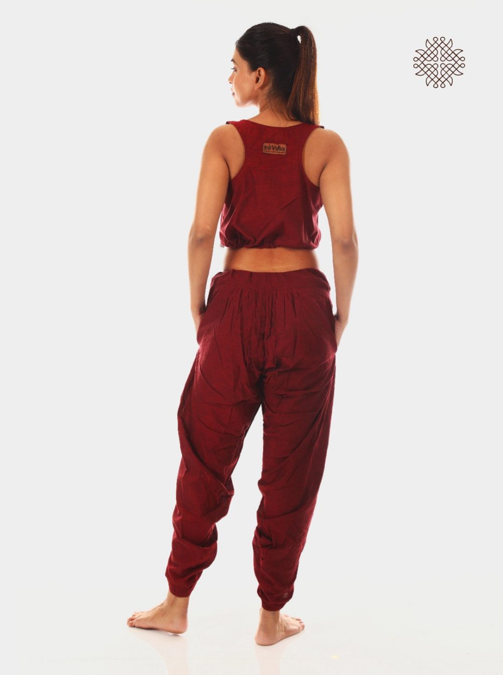 Cross Cut Yuvaki Dhoti Pants - Image 2