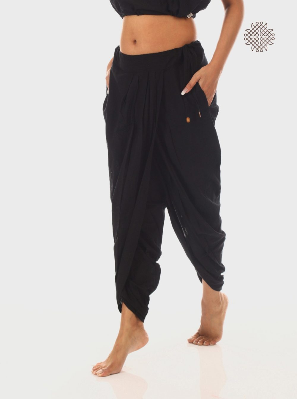Pleated Yuvaki Dhoti Pants - Image 4